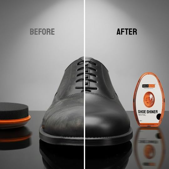 SNEAKARE Shoe Shiner – Instant Shine Sponge with 13 ml Gel for Leather Shoes, Bags & Wallets, Solvent-Free Formula
