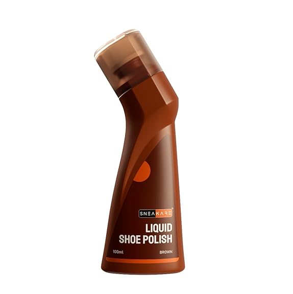 SNEAKARE Liquid Shoe Polish, 100 ml – Water-Based Formula with Spill-Proof Applicator