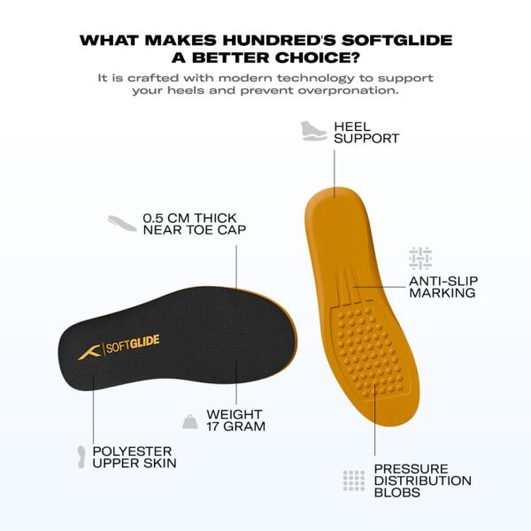 Hundred Soft Glide Performance Insoles