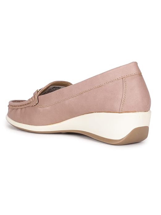Bata Women's Wedge Heel Loafers