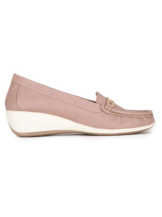 Bata Women's Wedge Heel Loafers