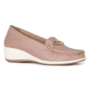 Bata Women's Wedge Heel Loafers