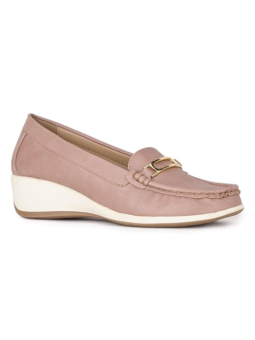 Bata Women's Wedge Heel Loafers