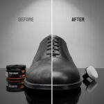SNEAKARE Shoe Cream with Built-In Applicator | Water-Based Formula Shoe Polish for Leather Shoes, Bags, Jacket & Other Accessories | Footwear Shiner & Conditioner (Black, Brown & Neutral)