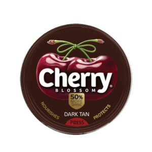 Cherry Blossom Wax Shoe Polish Dark Tan - 40gm | Leather Shoe Shiner