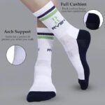 Men Crew Length Cotton Socks, Formal Socks Ideal for Home, Office Wear, Odour Free & Cushioned Base, Padded Base & Anti-bacterial