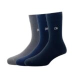 Peter England Men's Cotton Patterned Full Length Socks Pack Of 3