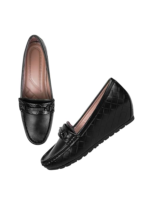 TRYME Trending and Comfortable Voguish Fabulous Flat Bellies Slip On Wedges Loafer Casual and Formal for Womens and Girls