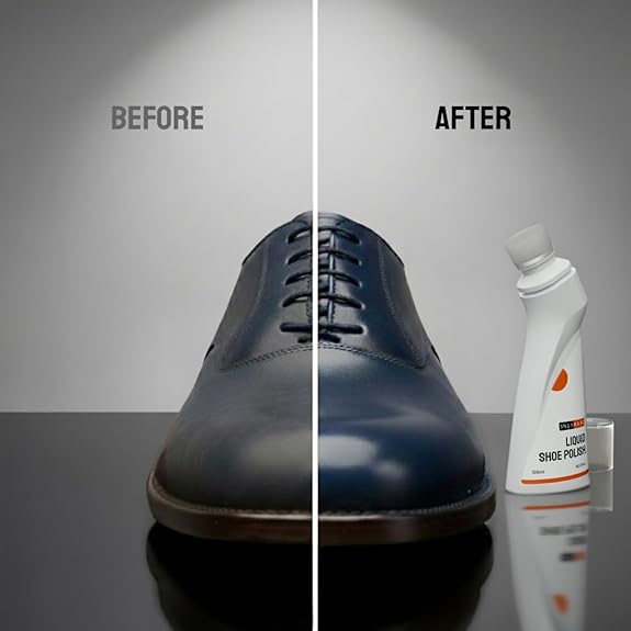 SNEAKARE Liquid Shoe Polish, 100 ml – Water-Based Formula with Spill-Proof Applicator