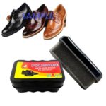 Instant Shoe Shiner Polish Sponge Neutral Black Brown Natural Color Shoe Cleaner smooth leather shoes boots Chappals
