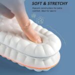 RENESMEE Memory Foam Gel Insoles for Men's Work Insoles Foot Support 4d Cloud Technology Sports Insert Foot Protection Cloud Feeling Insole for Women and Men (EU 40-45)