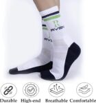 Men Crew Length Cotton Socks, Formal Socks Ideal for Home, Office Wear, Odour Free & Cushioned Base, Padded Base & Anti-bacterial