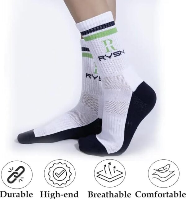 Men Crew Length Cotton Socks, Formal Socks Ideal for Home, Office Wear, Odour Free & Cushioned Base, Padded Base & Anti-bacterial