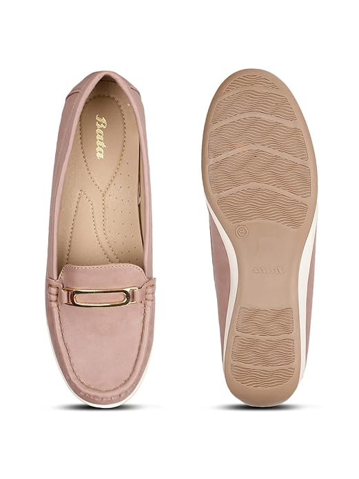 Bata Women's Wedge Heel Loafers