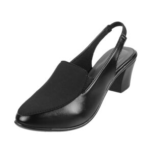 Mochi Women Synthetic Leather Block Heel Shoes