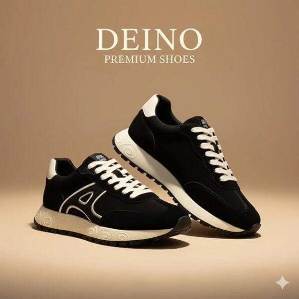 Deino Men’s Black Urban Sneakers