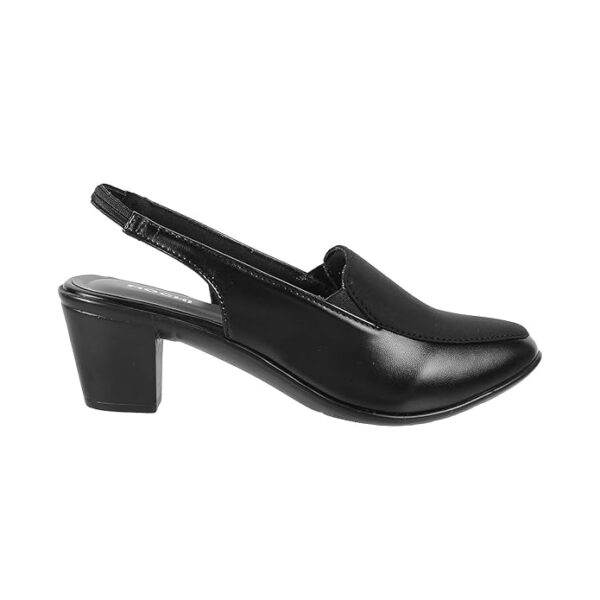 Mochi Women Synthetic Leather Block Heel Shoes