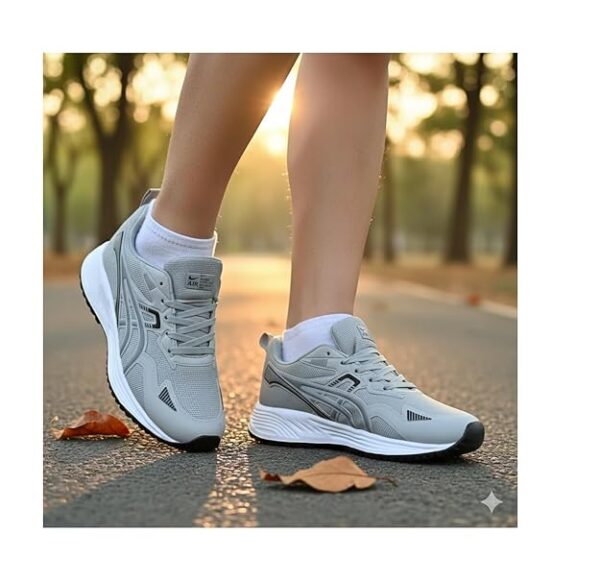 Men’s Running Shoes I Comfortable I Lightweight I Breathable Sneakers for Walking & Everyday Wear (Grey)