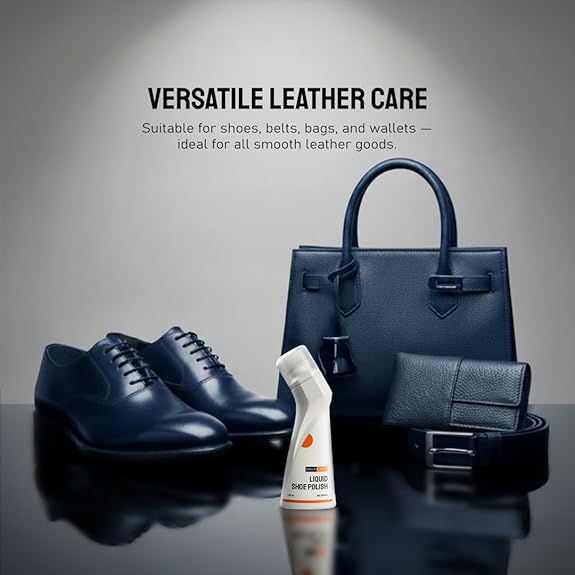SNEAKARE Liquid Shoe Polish, 100 ml – Water-Based Formula with Spill-Proof Applicator
