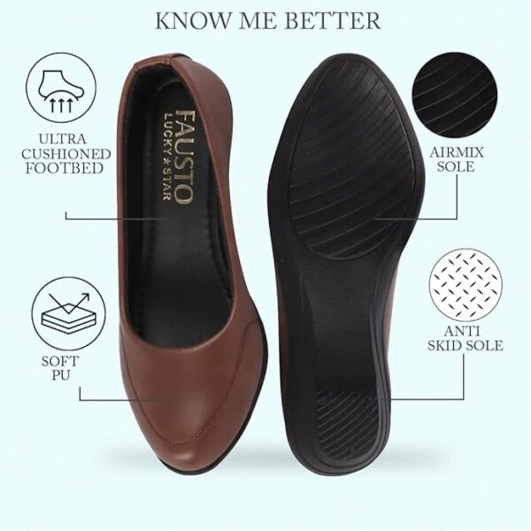 FAUSTO Women Formal Pull-On Shoes