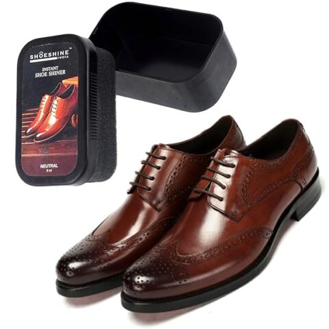 SHOESHINE Leather Boot Polish and Shoe Shiner Sponge