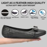 HEALTH FIT Super Comfortable & Lightweight Memory Foam Belly Shoe Fashionable Slip-On Ballet