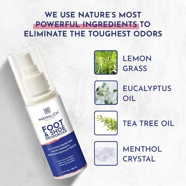 Mannlich Shoe & Foot Deodorizer Spray
