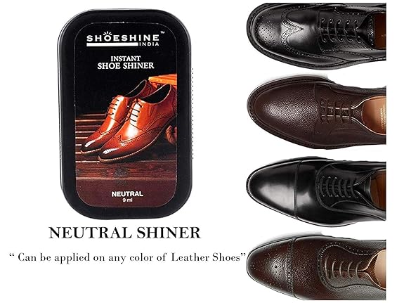 SHOESHINE Leather Boot Polish and Shoe Shiner Sponge