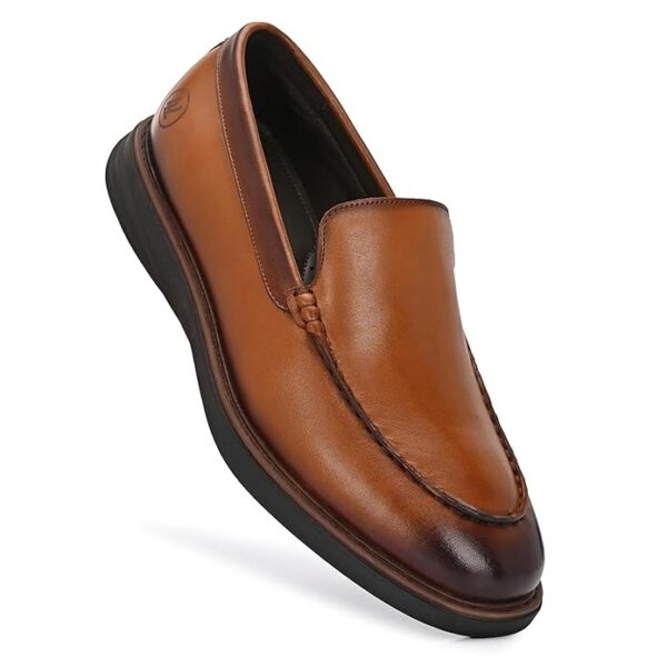 Legwork Urban Pro Men's Tan Leather Loafers