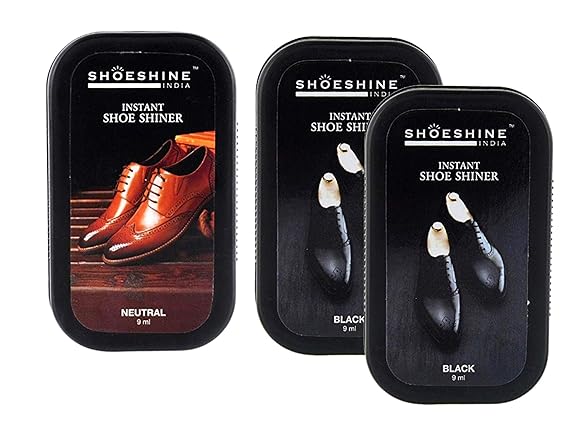 SHOESHINE Leather Boot Polish and Shoe Shiner Sponge
