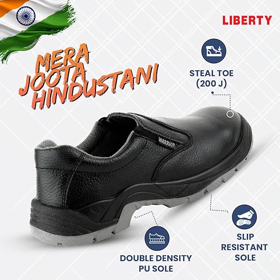 Liberty Warrior Lightweight Slip On Safety Shoes for Man