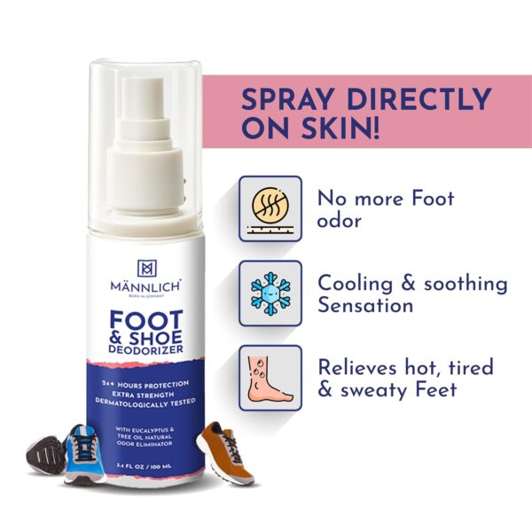 Mannlich Shoe & Foot Deodorizer Spray
