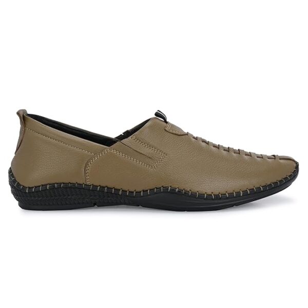 Blue Leather by Centrino Genuine Leather Men's Formal Slip on Loafers