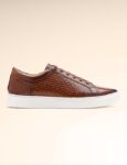 Symbol Premium Mens Smart Casual Flat Leather Sneakers