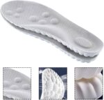 RENESMEE Memory Foam Gel Insoles for Men's Work Insoles Foot Support 4d Cloud Technology Sports Insert Foot Protection Cloud Feeling Insole for Women and Men (EU 40-45)