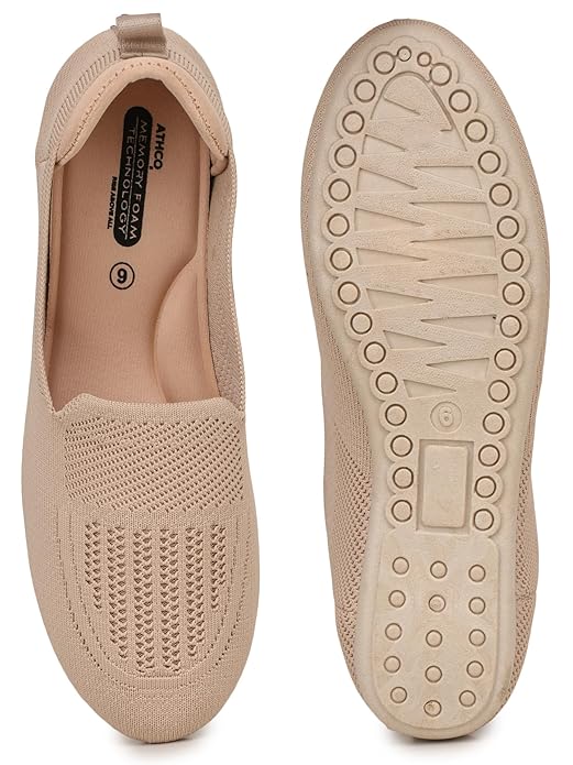 ATHCO Womens Angel Memory Foam Comfort Running Shoes