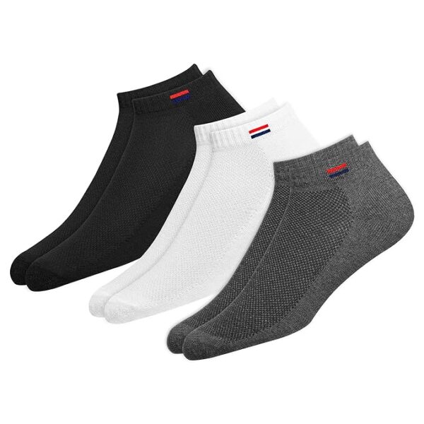 NAVYSPORT Socks for Men Solid Ankle Length Cotton Socks