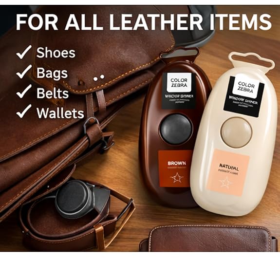 Color Zebra Handy Shoe Shiner for Instant Shine | Leather Shoe Shiner