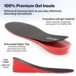 FOVERA Height Increasing Insoles - Gel Height Increase Insole for Shoe for Women