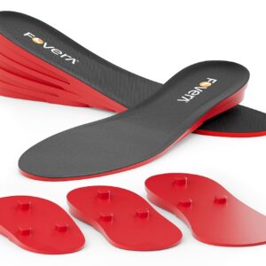 FOVERA Height Increasing Insoles - Gel Height Increase Insole for Shoe for Women