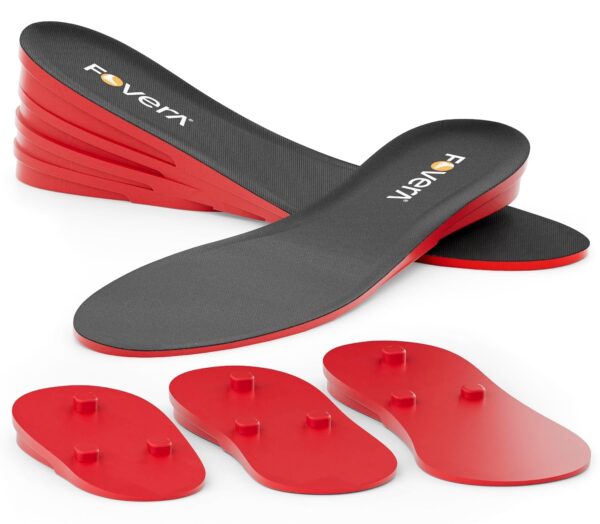 FOVERA Height Increasing Insoles - Gel Height Increase Insole for Shoe for Women