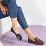 Flammi Women's No Show Liner Socks Non Slip Cotton Bottom Socks for Sneaker Lofer